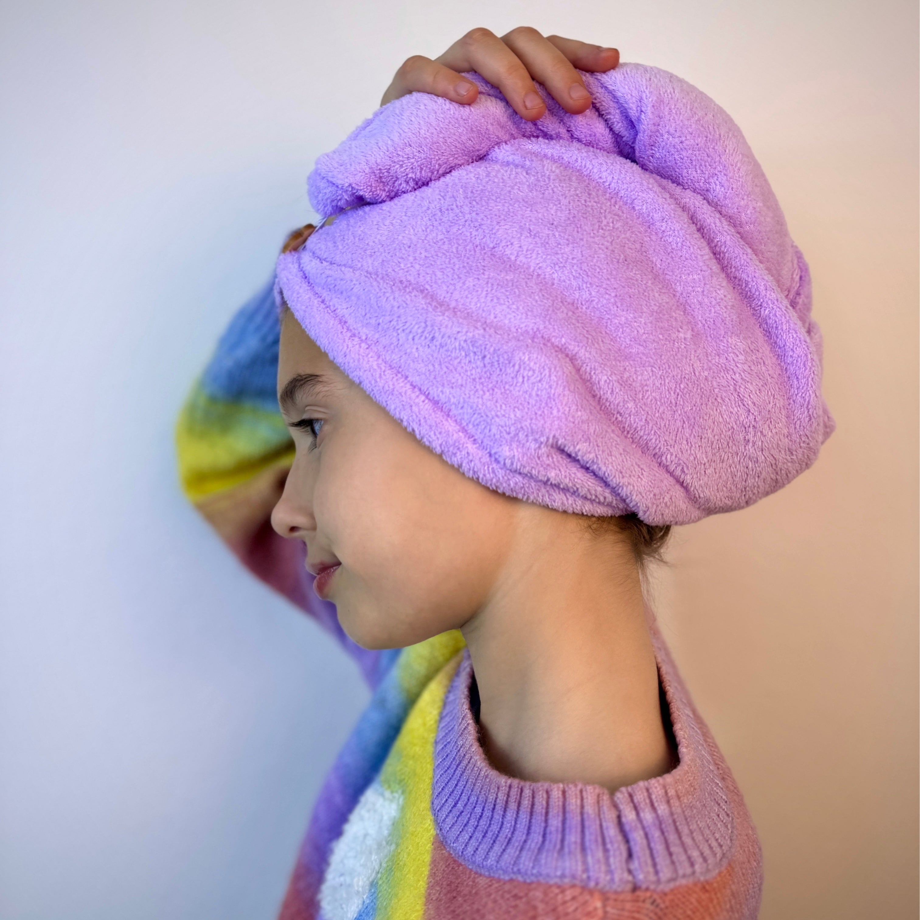 Super Absorbent Hair Towel Wrap – Quick-Dry, Frizz-Free & Secure Fit