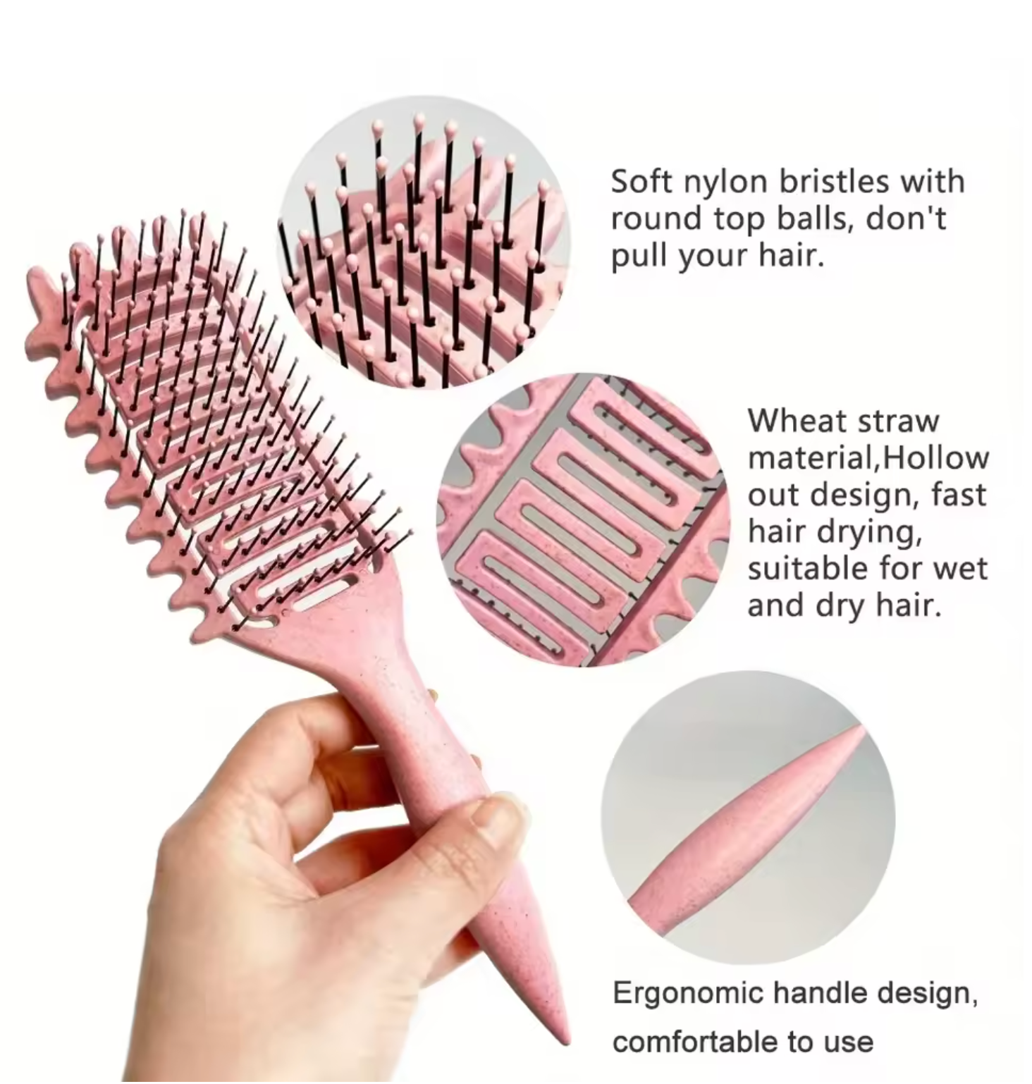 Curl Defining Brush for Curly Hair – Enhance, Detangle & Style with Ease