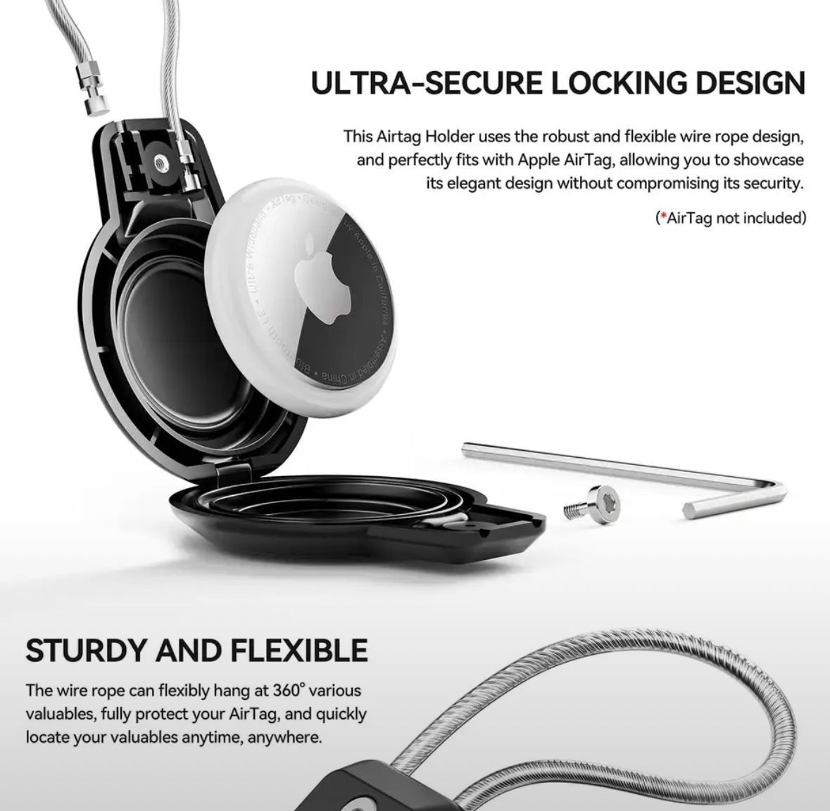 AirTag Holder for Kids with Lanyard – Anti-Lost Silicone Case for Travel, School & Backpacks